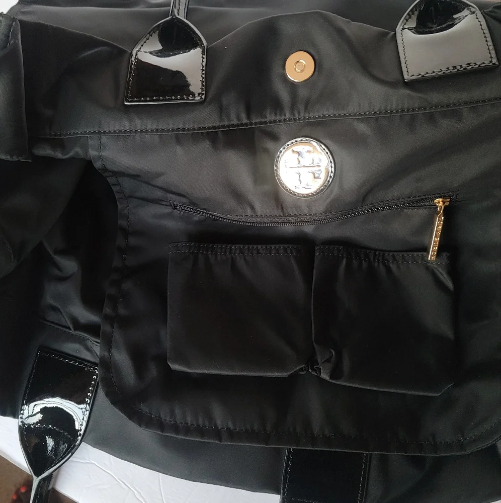 Tory Burch Ella patent nylon tote - Picture 9 of 9